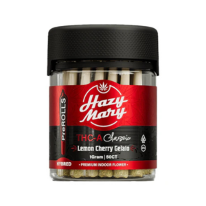 Hazy Mary Pre Rolls THCA 1G Lemon Cherry Gelato (50ct)