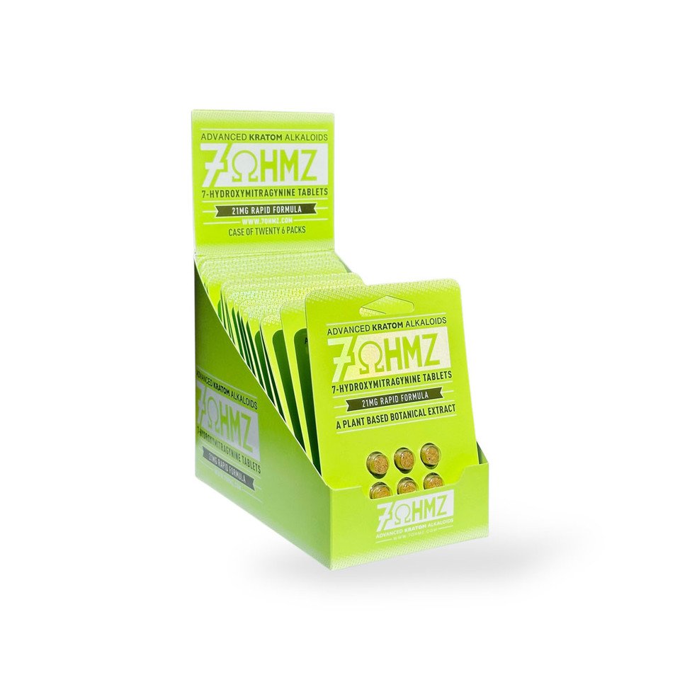 7OHMZ Kratom 7-hydroxymitragynine Extract Tablets 21mg - Image 3