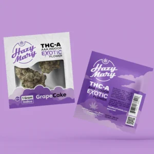 Grape Cake | Indica | Exotic THC-A Flower 1GM