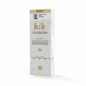 Kalibloom Kik Delta 8 THC Disposable Vape | 2 Gram | 2000MG |	Biscotti - Hybrid