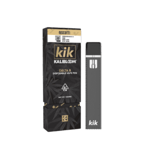 Kalibloom Kik Delta 8 THC Disposable Vape | 1 Gram | 1000MG |	Biscotti - Hybrid