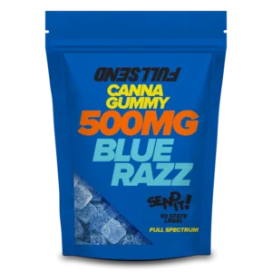Fullsend Canna Gummies | Blue Razz | 500mg