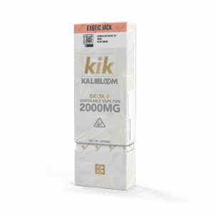 Kalibloom Kik Delta 8 THC Disposable Vape | 2 Gram | 2000MG |	Exotic Jack - Sativa