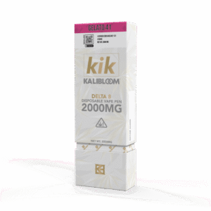 Kalibloom Kik Delta 8 THC Disposable Vape | 2 Gram | 2000MG |	Gelato 41 - Hybrid