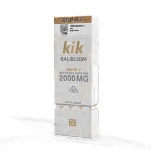 Kalibloom Kik Delta 8 THC Disposable Vape | 2 Gram | 2000MG |	Gorilla Glue - Indica