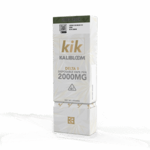 Kalibloom Kik Delta 8 THC Disposable Vape | 2 Gram | 2000MG |	Green Crack - Sativa