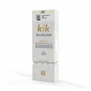 Kalibloom Kik Delta 8 THC Disposable Vape | 2 Gram | 2000MG |	Girl Scout Cookies - Indica