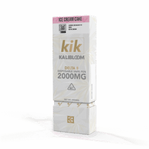 Kalibloom Kik Delta 8 THC Disposable Vape | 2 Gram | 2000MG |	Ice Cream Cake - Indica