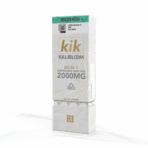 Kalibloom Kik Delta 8 THC Disposable Vape | 2 Gram | 2000MG |	Master Kush - Indica