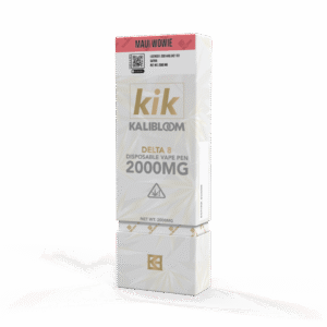 Kalibloom Kik Delta 8 THC Disposable Vape | 2 Gram | 2000MG |	Maui Wowie - Sativa