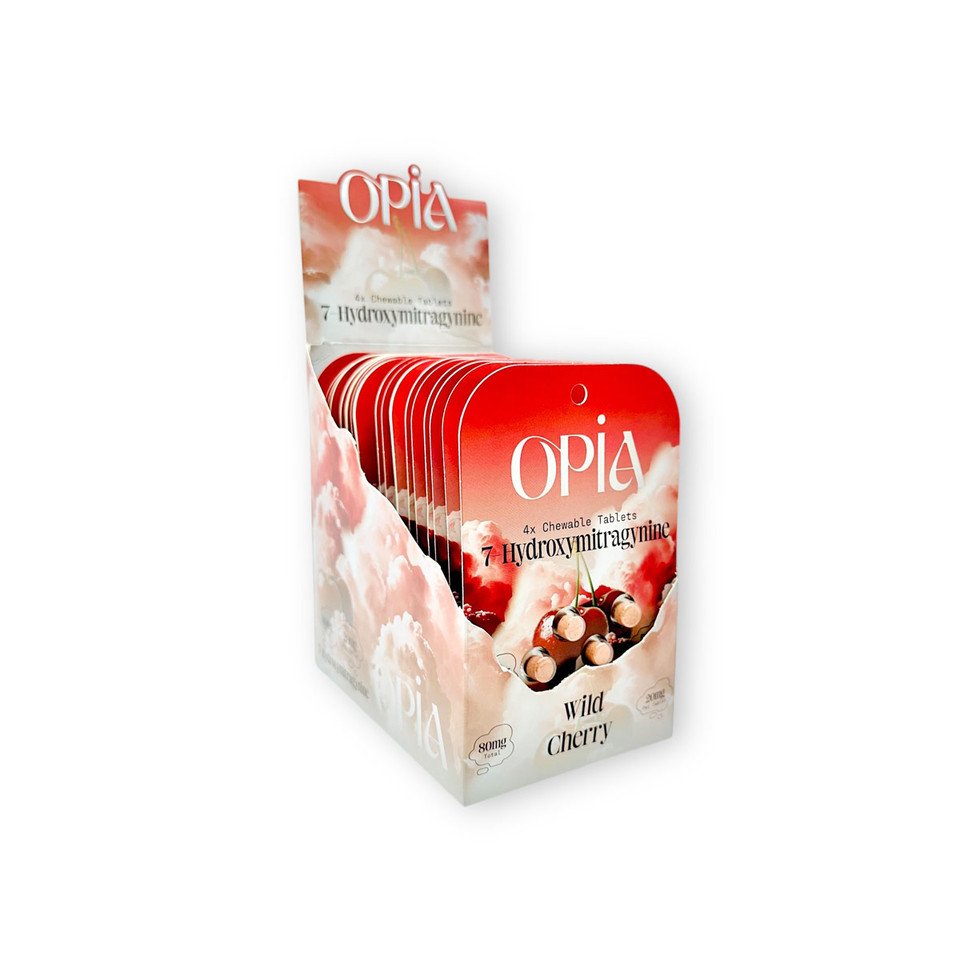 Opia 7 Hydroxymitragynine Chewable Tablets Wild Cherry 80mg (4ct) - Image 3