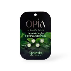 Opia Pseudo + 7OH Chewable Tablets Spearmint 80mg