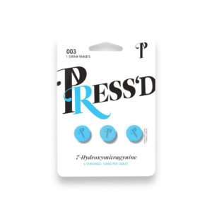 Press'D Kratom 7 Hydroxymitragynine Tablets 18mg (3ct)