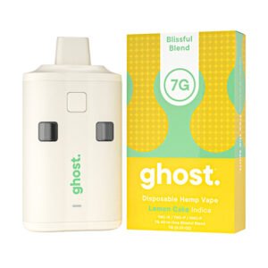 Ghost Blissful Blend Disposable Vape | 7g | Lemon Cake (Indica)
