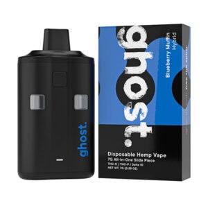 Ghost Slide Piece Disposable Vape | 7g | Blueberry Muffin – Hybrid