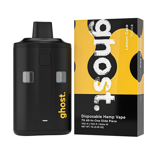 Ghost Slide Piece Disposable Vape | 7g | Lemon Cake – Indica