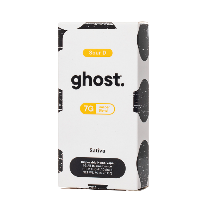 Ghost Casper Blend Disposable | 7g | Sour D (Sativa)