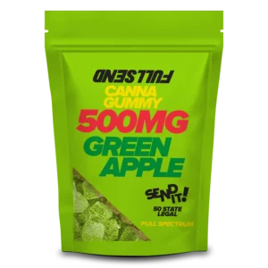 Fullsend Canna Gummies | Green Apple | 500mg