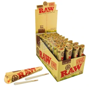 RAW Organic 1 1/4 Size Cones