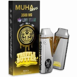 Muha Meds THCP Live Resin Disposable 3.5g | Truffle Butter | Indica