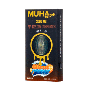 Muha Meds Melted Diamonds Disposable 3.5G | Citrus Tsunami (Sativa)