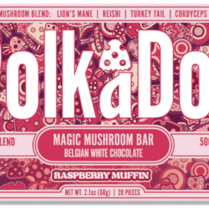 Polka Dot Raspberry Muffin Chocolate Bar