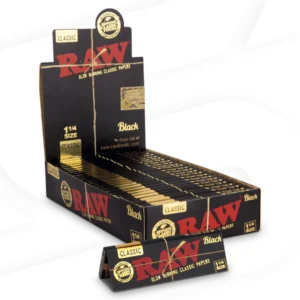 RAW Black Classic 1 1/4 Rolling Papers