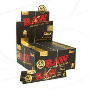 RAW Black Classic King Size Slim Rolling Papers