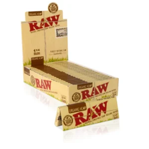 RAW Organic Hemp 1 1/4 Rolling Papers