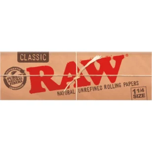RAW 1 1-4 Size Classic Rolling Papers