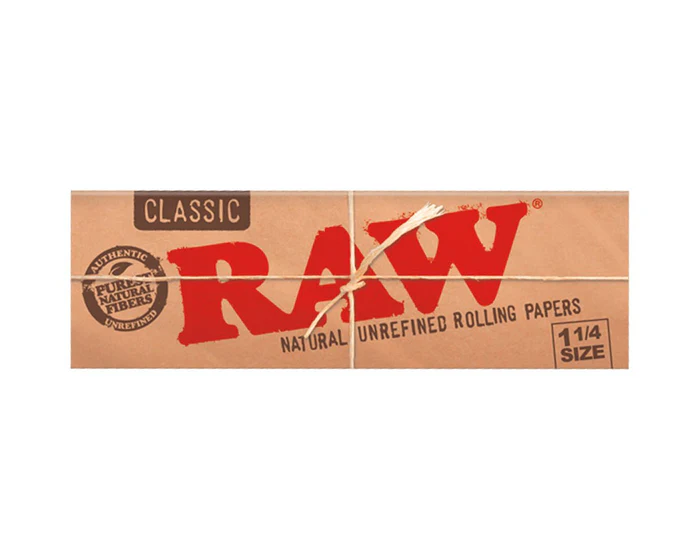 RAW 1 1-4 Size Classic Rolling Papers - Image 2