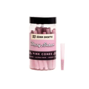Shorty Pink Pre Rolled Cones | 53mm | 50 Count