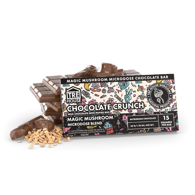 Magic Mushroom Chocolate Bar (Chocolate Crunch)