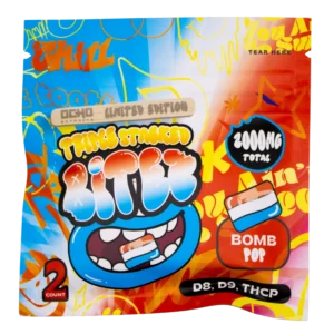 BITEZ - Triple-Stacked 2,000MG Gummies - Bomb Pop - Limited Edition (60ct)