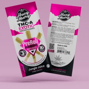 Jungle Juice | Sativa | Diamond Infused Pre-Rolls | 3PK