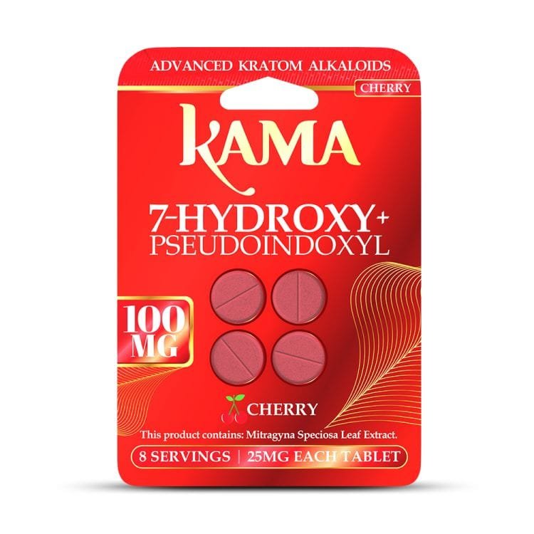 Kratom Extract 7-Hydroxy + Pseudo Cherry Tablet - 100MG - Image 2