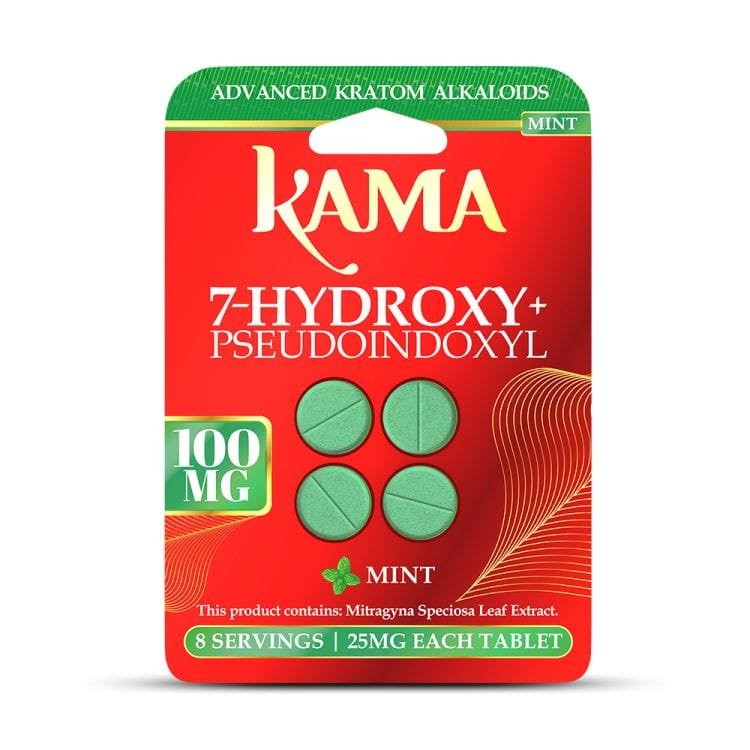 Kratom Extract 7-Hydroxy + Pseudo Mint Tablet - 100MG - Image 2