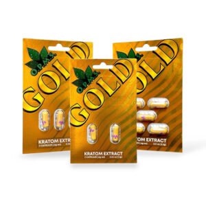 OPMS Gold Kratom Extract Capsules (2ct)