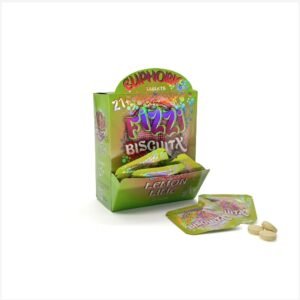 Fizzy Biscuit Mushroom 1ct pack, 30pc in a display box (Lemon Lime)