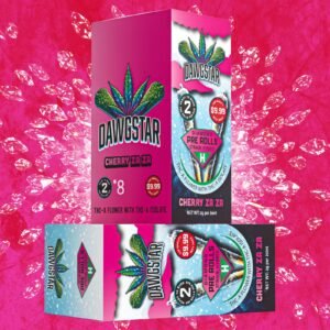 Dawgstar 2pk Preroll Cherry Za Za (Hybrid)