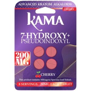 Kratom Extract 7-Hydroxy + Pseudo Cherry Tablet - 200MG