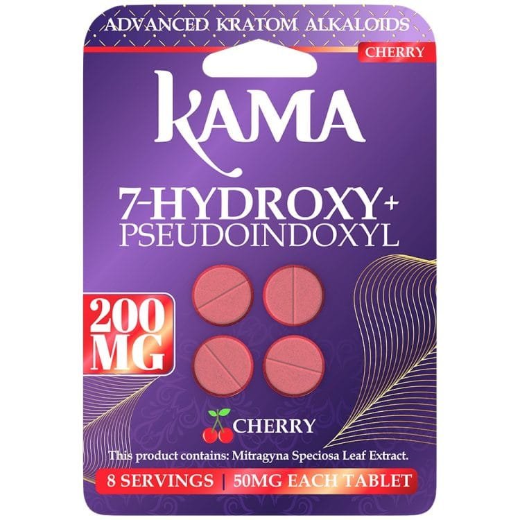 Kratom Extract 7-Hydroxy + Pseudo Cherry Tablet - 200MG