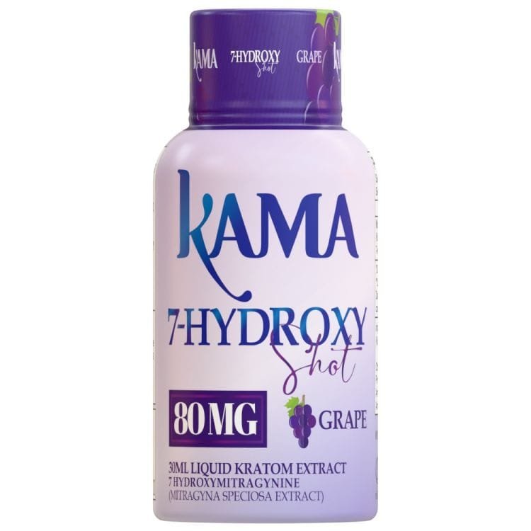 KAMA 7-HYDROXY KRATOM SHOTS 80MG (Grape) - Image 2