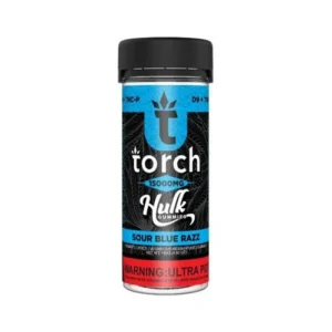 Torch Live Resin Hulk Gummies | 15,000mg | Sour Blue Razz